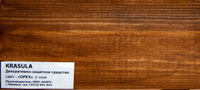 Оразец древесины после покрытия биозащитным декоративным составом орех